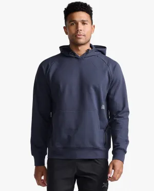 2XU Motion Men's Cycling Hoodie (India Ink/White)