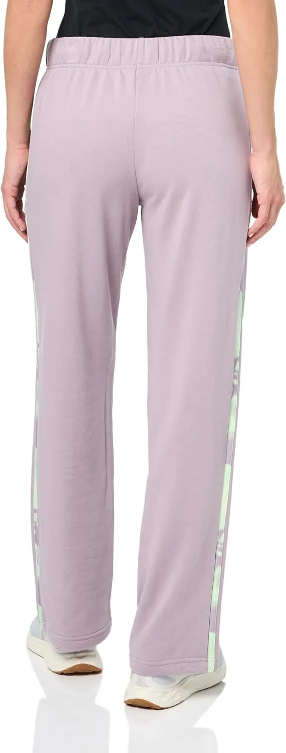 adidas Women's Floral Graphic 3-Stripes French Terry Pants