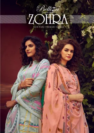BELLIZA DESIGNER STUDIO ZOHRA PURE COTTON PREMIUM SUIT COLLECTION