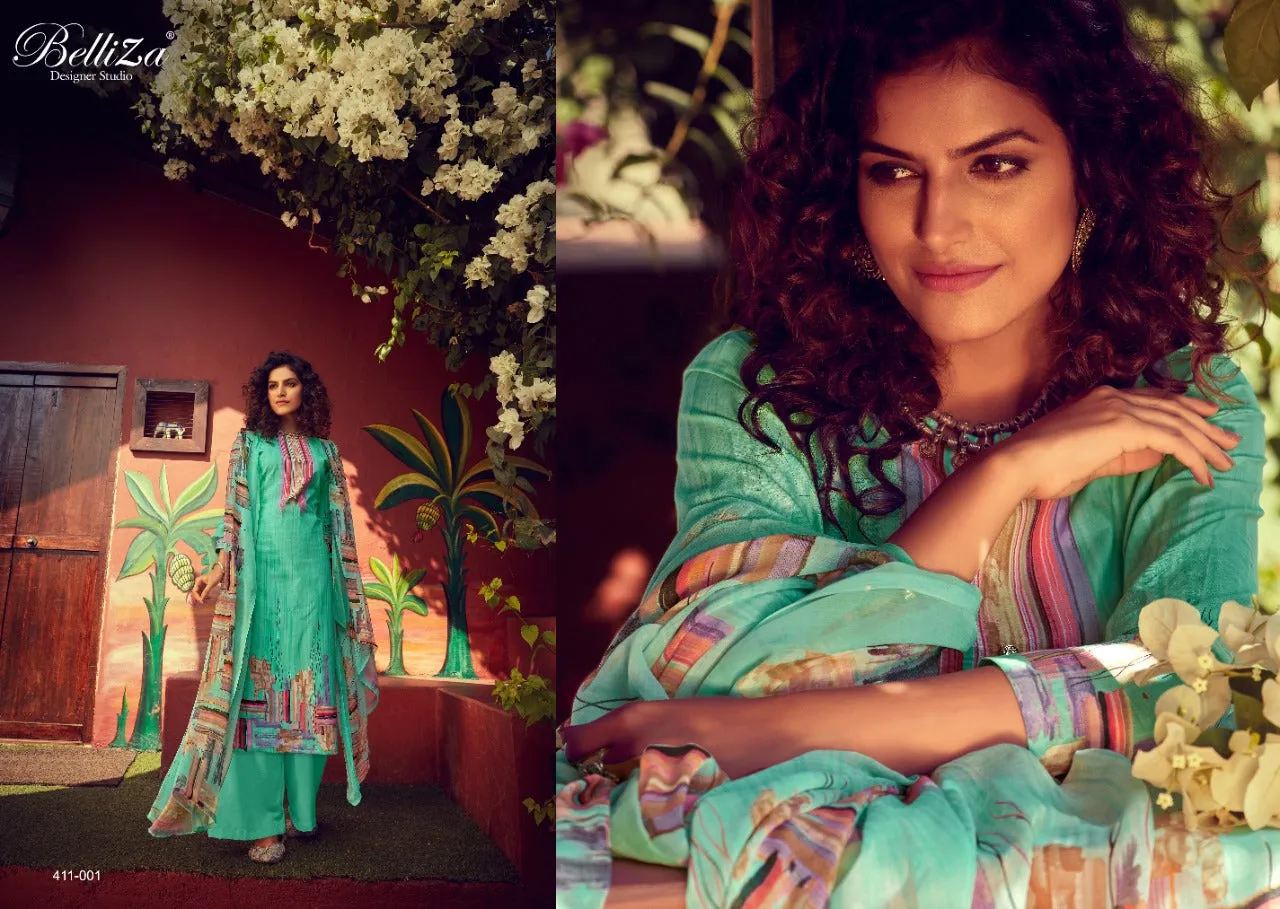 BELLIZA DESIGNER STUDIO ZOHRA PURE COTTON PREMIUM SUIT COLLECTION