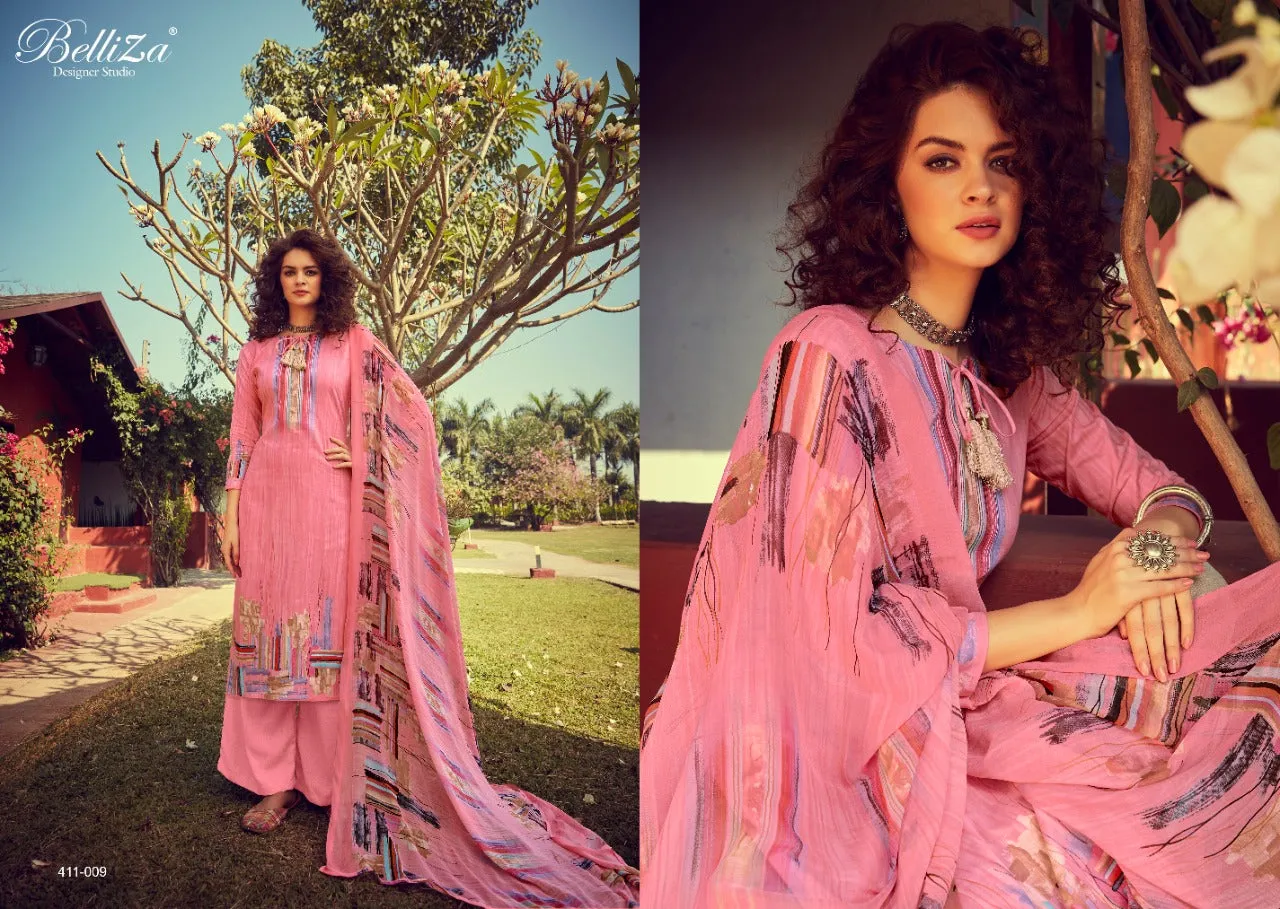 BELLIZA DESIGNER STUDIO ZOHRA PURE COTTON PREMIUM SUIT COLLECTION