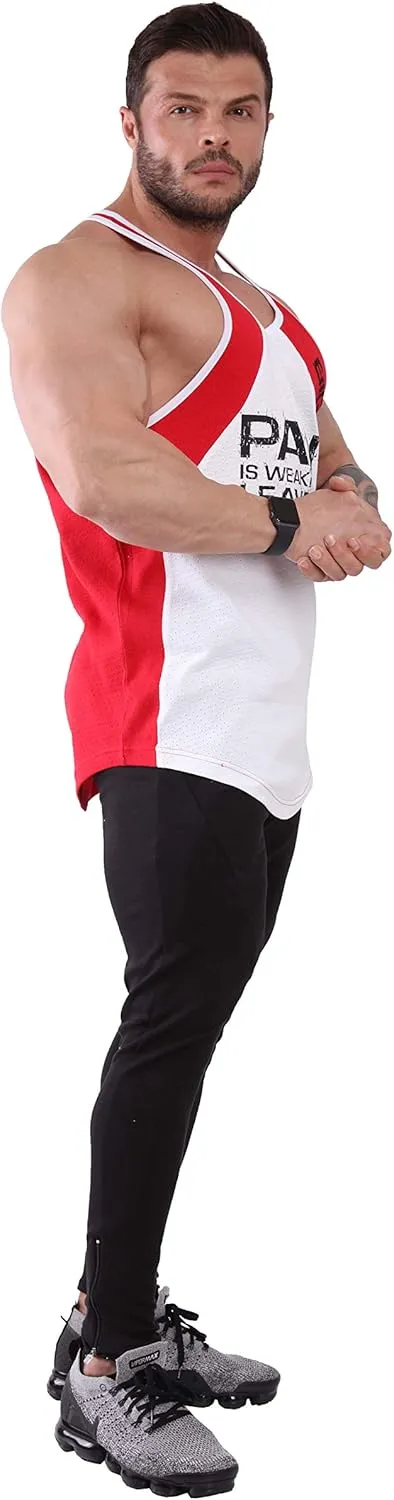 BIG SAM SPORTSWEAR COMPANY Men's Gym Tank Top Bodybuilding, Fitness Workout Y-Back Sleeveless Muscle Cotton T-Shirt