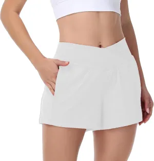 Blaosn Flowy Athletic Shorts for Women Workout Running Gym Yoga Sweat Short Pants with Pockets Cute Clothes Summer Outfits