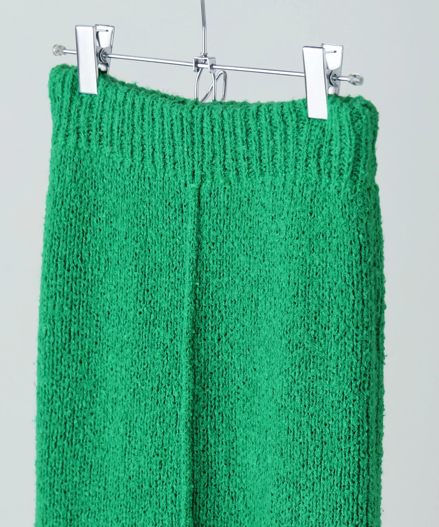 Boucle knit tight skirt