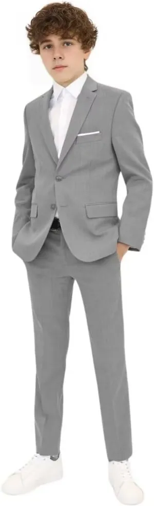 Boys Suit Slim Fit Tuxedo Set Prom Suits for Teen Boys Wedding Party Outfit 2 Piece Blazer Pants Set