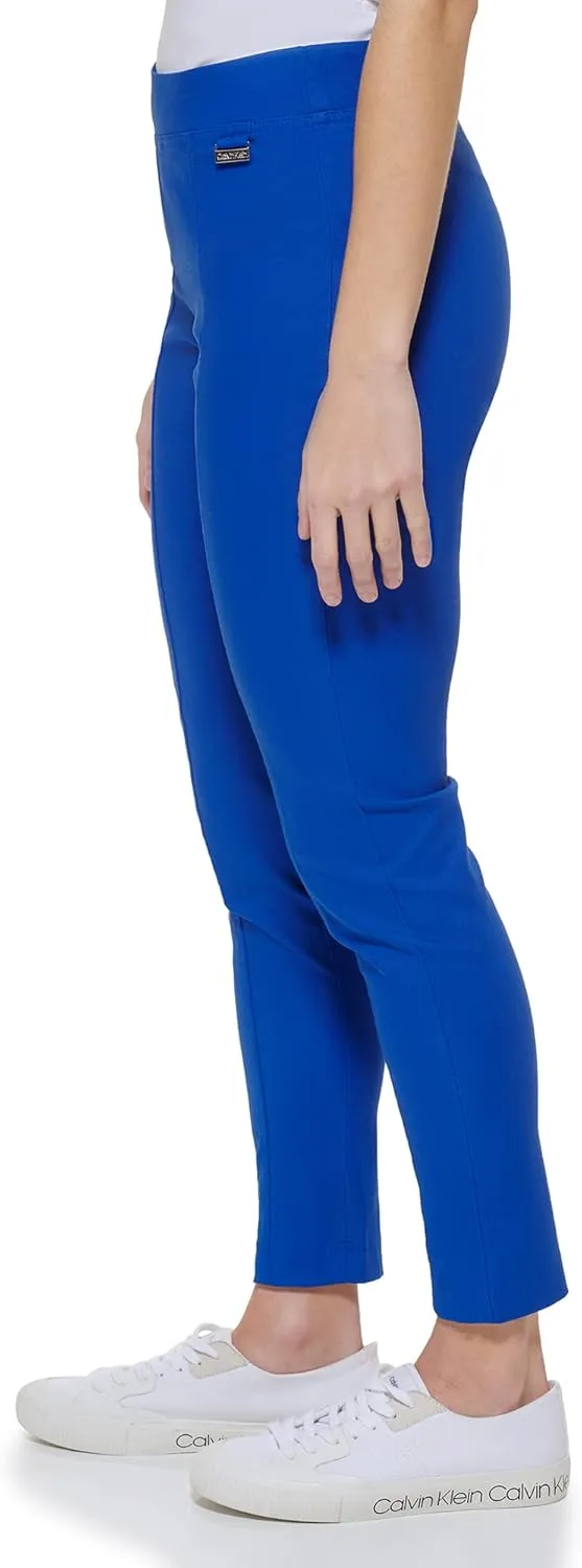 Calvin Klein Women's Everyday Ponte Fitted Pants
