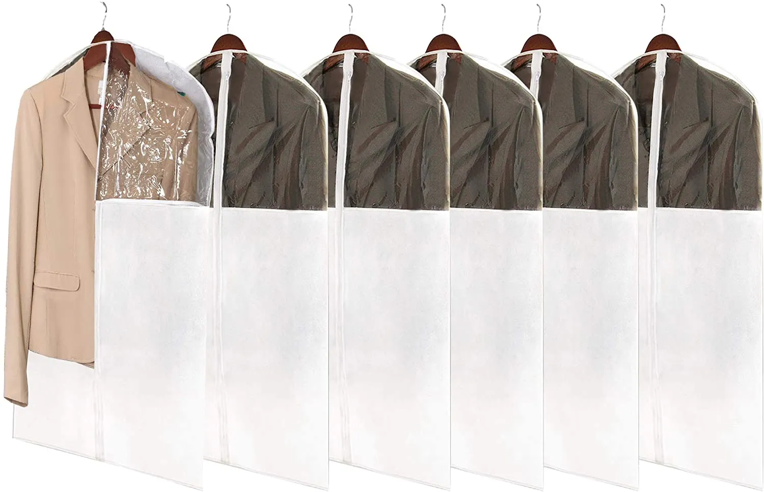 Canvas Gusseted Garment Bag Hanger - 24 x 42 Inch