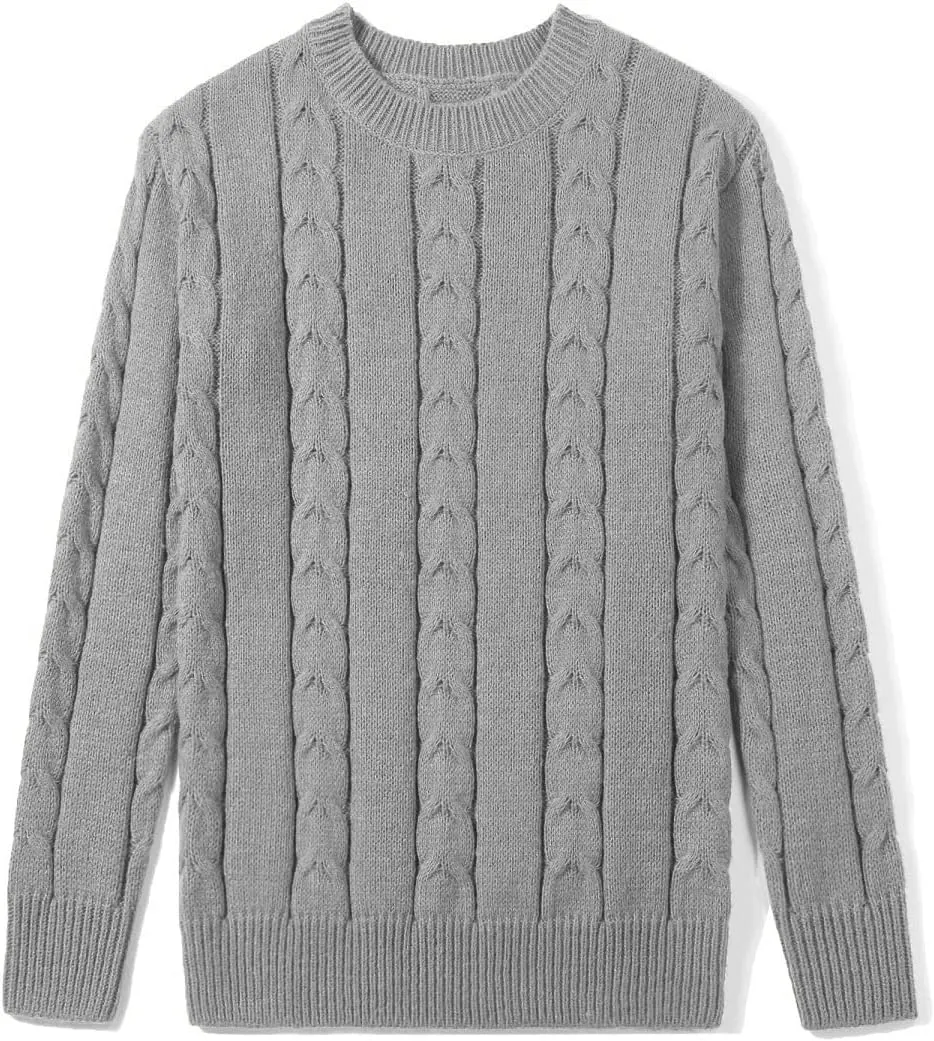 CHARTOU Women's Winter Chunky Cable Knit Long Skirt 2 Piece Outfit Sweater Sets