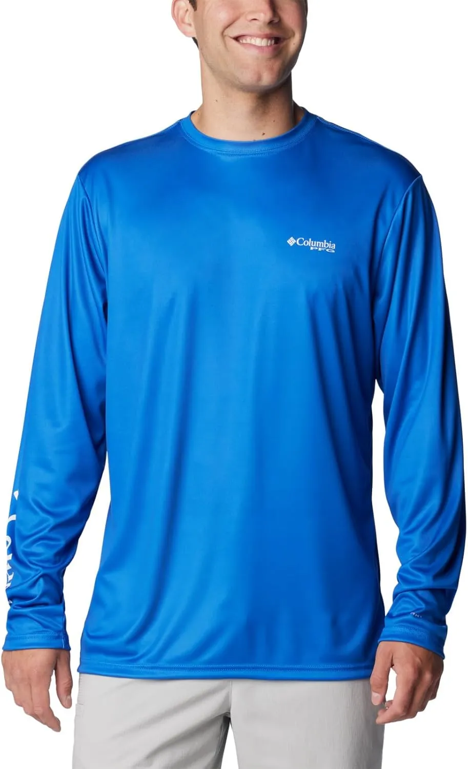 Columbia Men's Terminal Tackle PFG Fish Star Long Sleeve