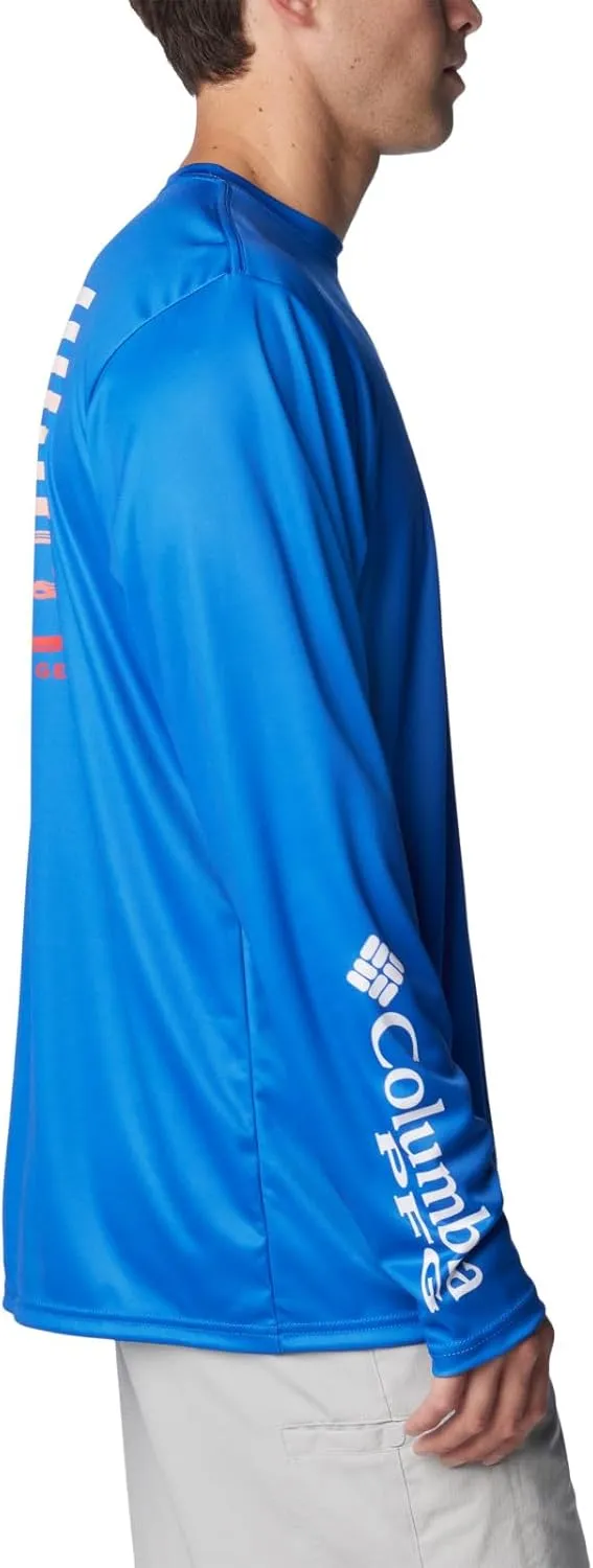 Columbia Men's Terminal Tackle PFG Fish Star Long Sleeve
