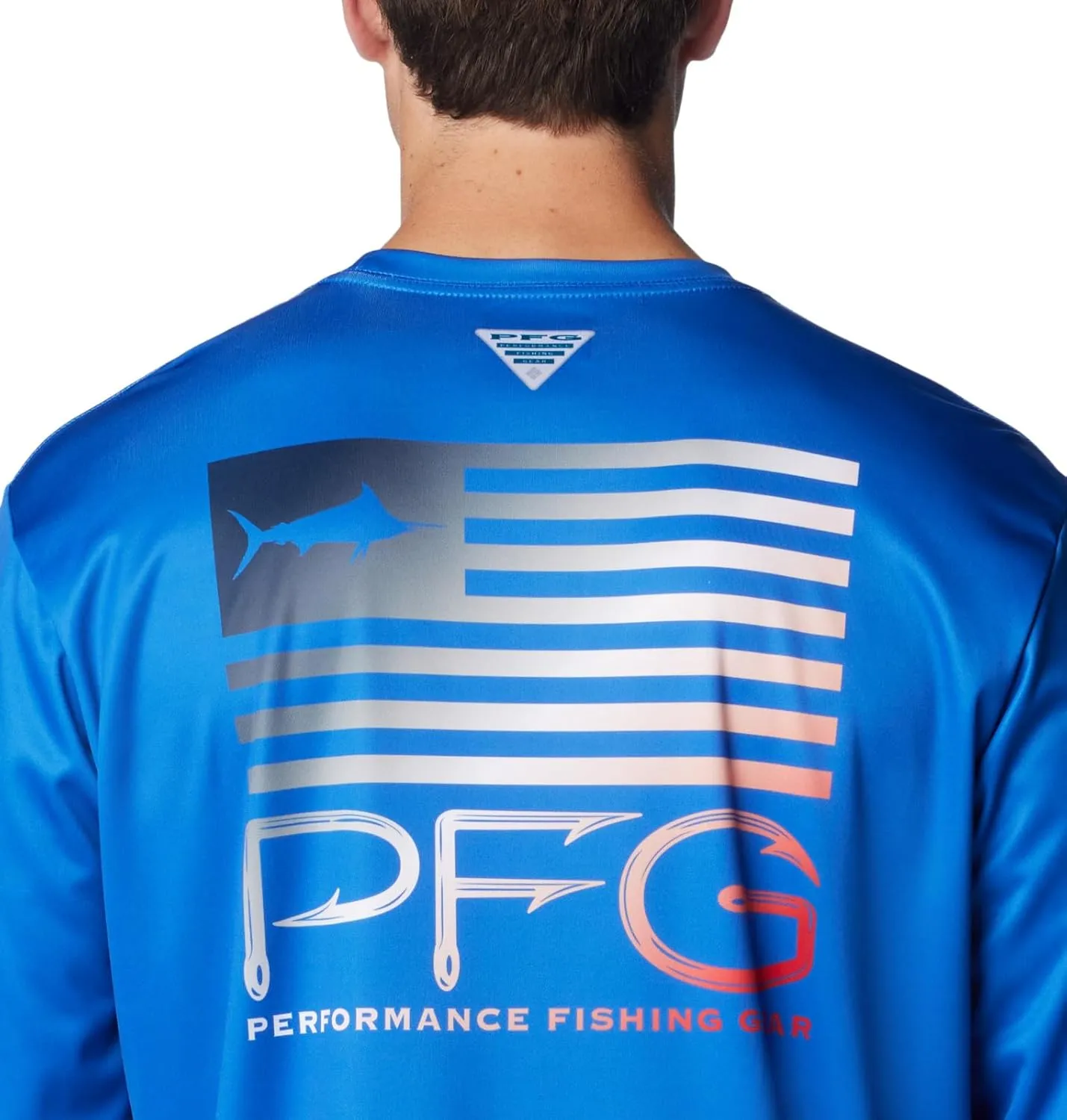 Columbia Men's Terminal Tackle PFG Fish Star Long Sleeve