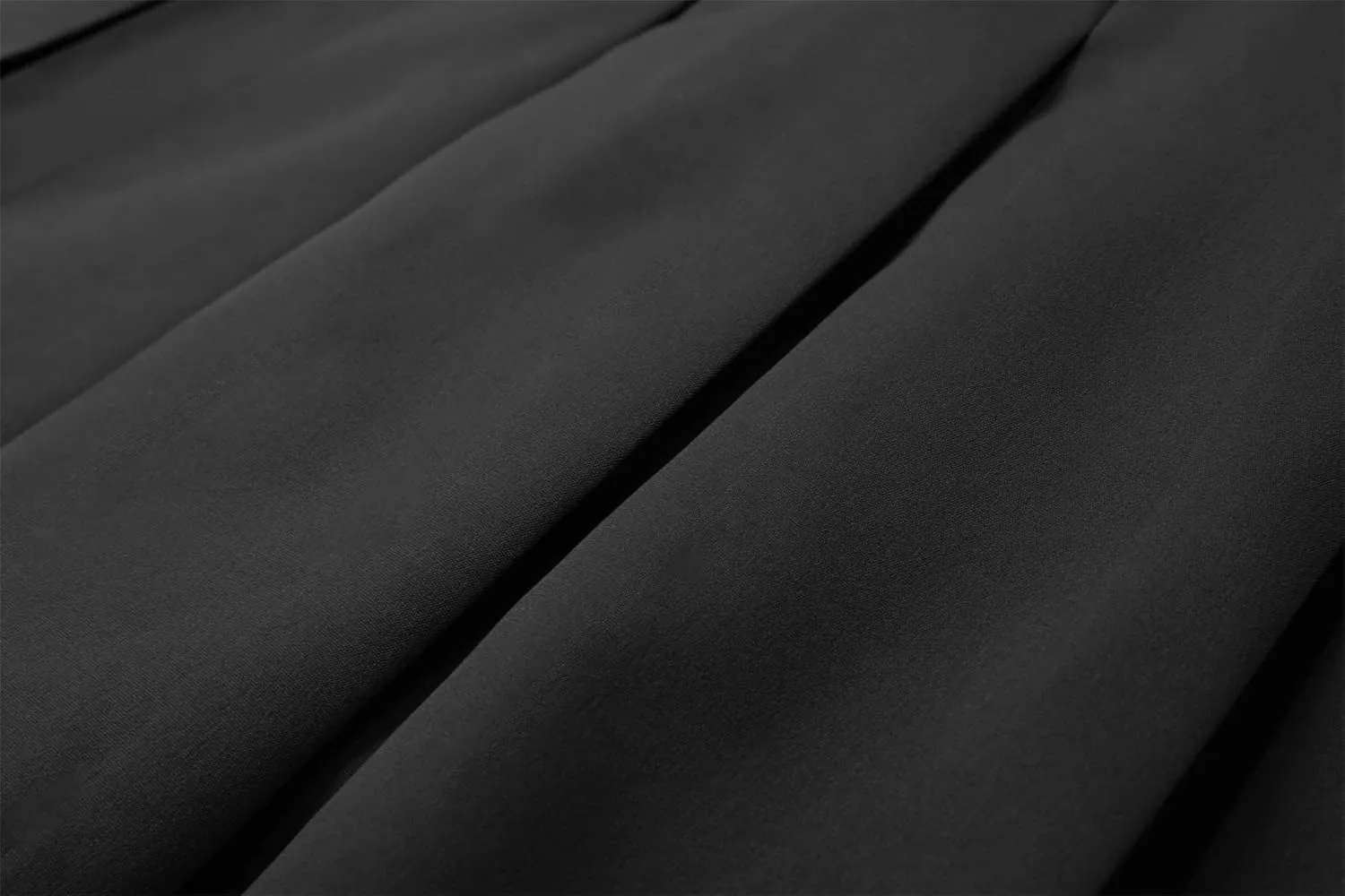 Cromoncent Girls Womens High Waist Pleated Long Skirt with Pockets