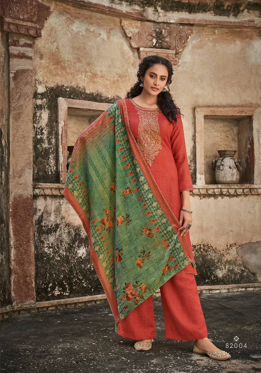 Deepsy Suits Presents Irish Pashmina Printed Embroidery Work Fancy Designer Salwar Suits