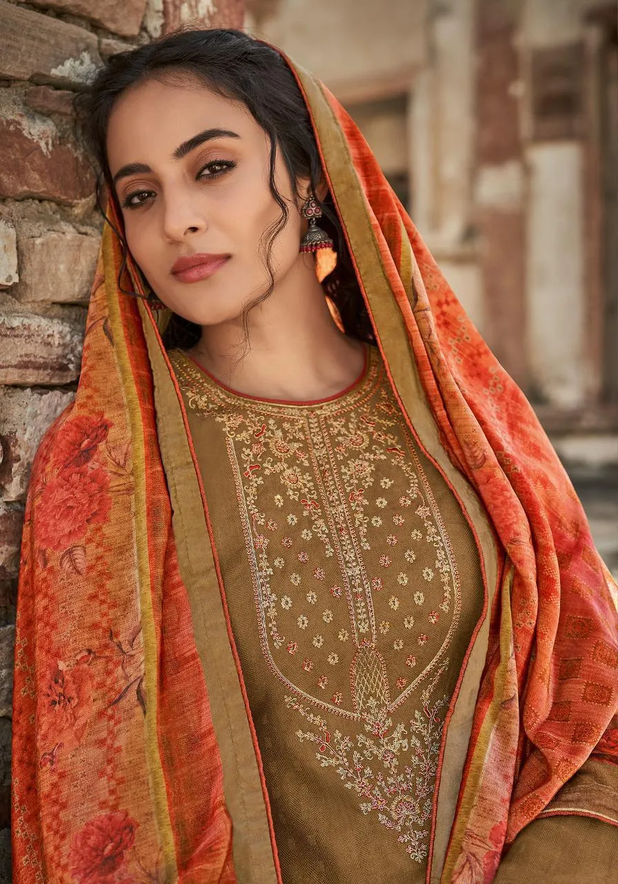 Deepsy Suits Presents Irish Pashmina Printed Embroidery Work Fancy Designer Salwar Suits