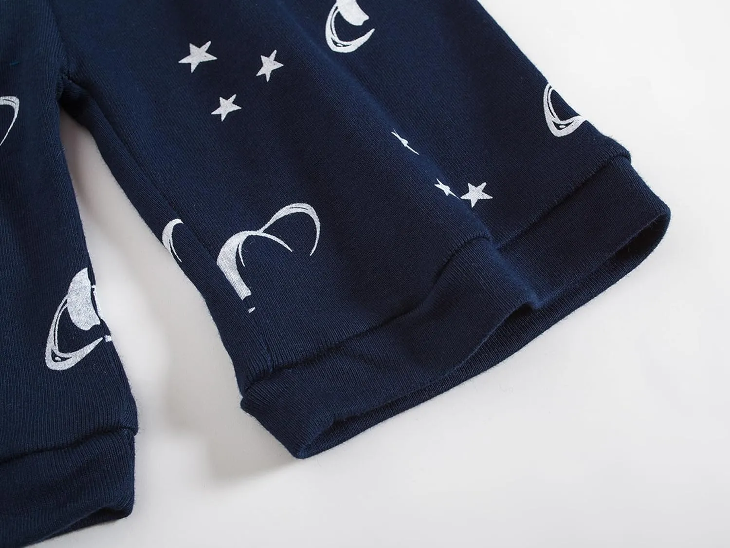 Dolphin&Fish Boys Summer Pajamas 4Pieces Set Boys Short Sleeve Cute Print Toddler Kids Sleepwears.