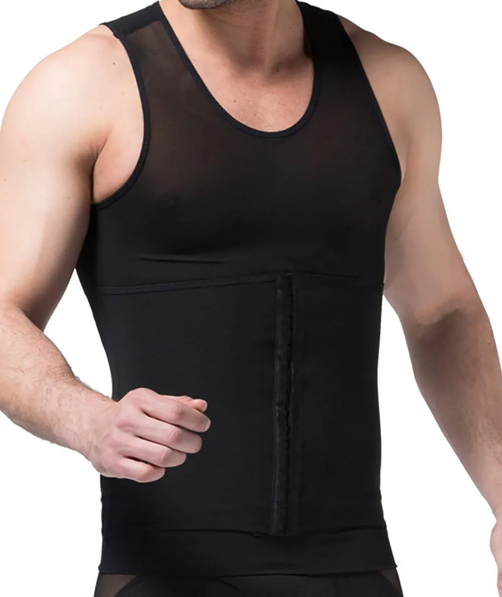 Extreme Fit 180 3-in-1 Men Compression and Posture Corrector Shirt with Slimming Belt for Men