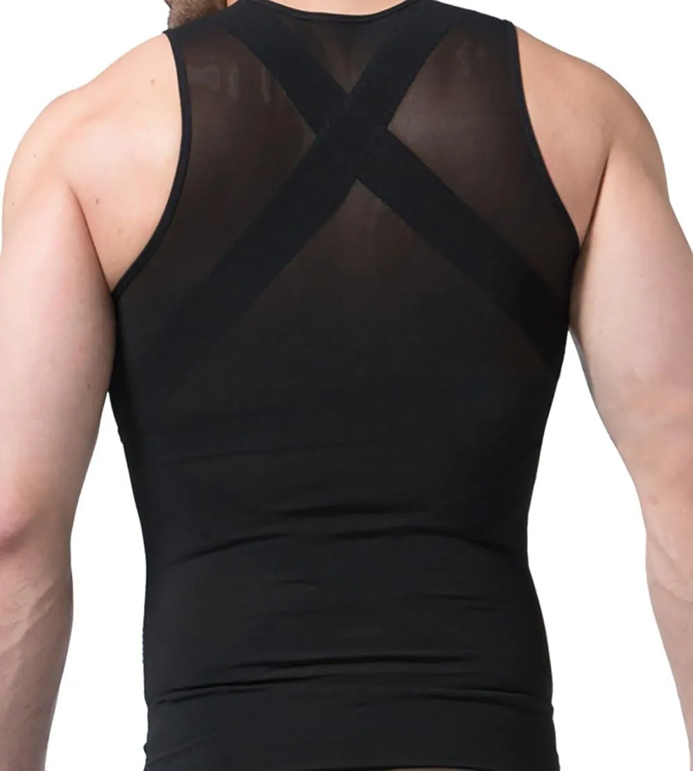 Extreme Fit 180 3-in-1 Men Compression and Posture Corrector Shirt with Slimming Belt for Men