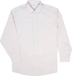 Gold Label Men's Big and Tall Non-Iron Wrinkle-Resistant Long Sleeve Pocket Dress Shirt with Spread Collar