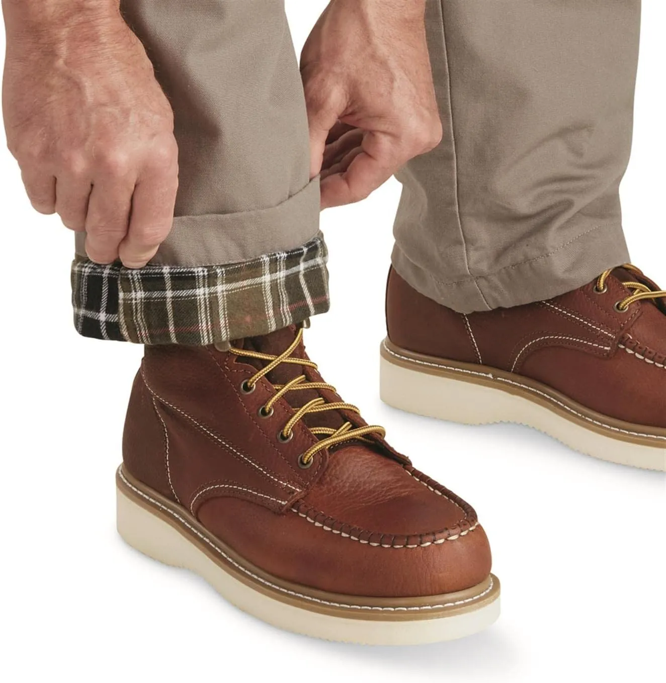 Guide Gear Outdoor 2.0 Flannel-Lined Cotton Cargo Pants