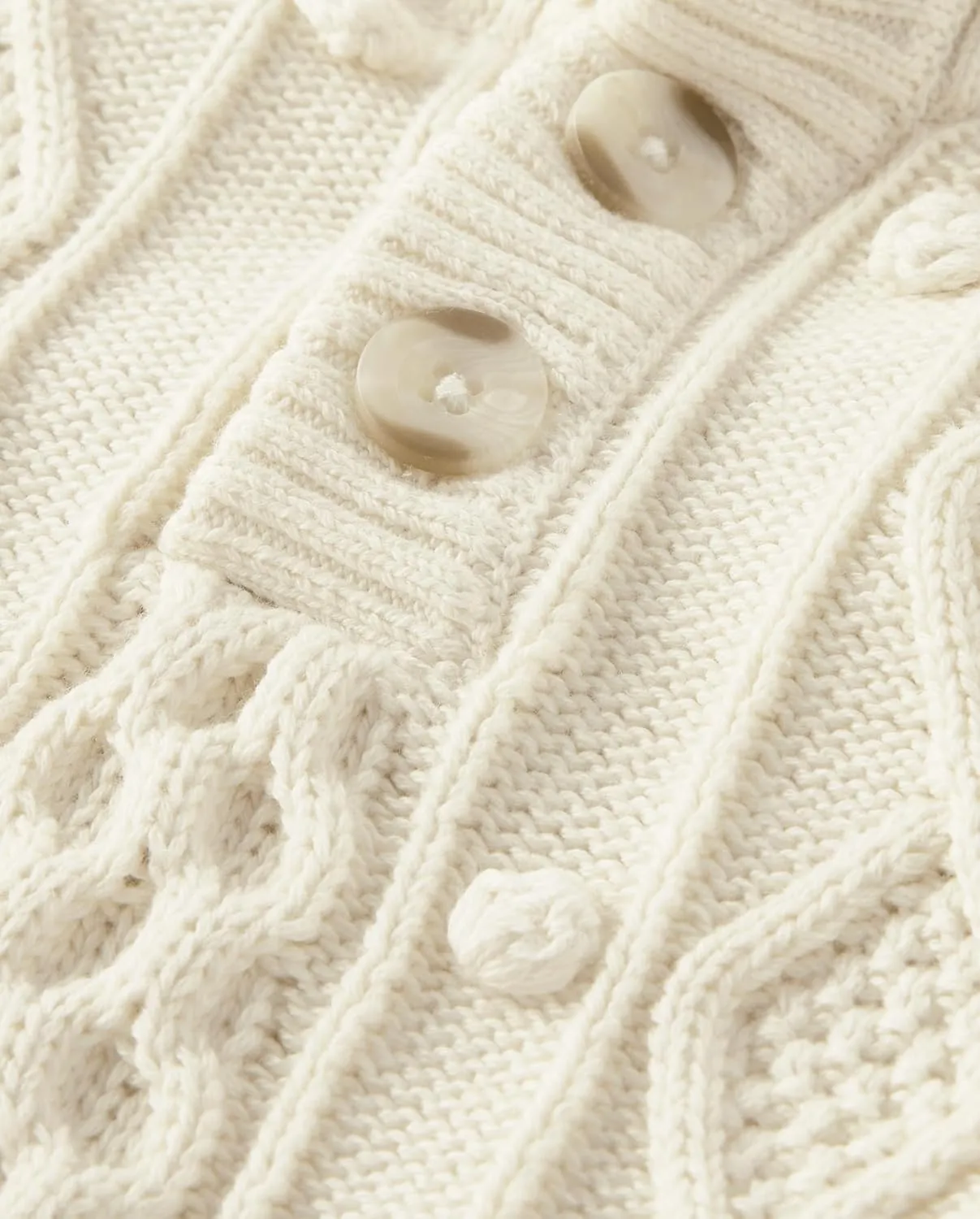 Gymboree Boys' and Toddler Quarter Button Cable Knit Pullover Sweater