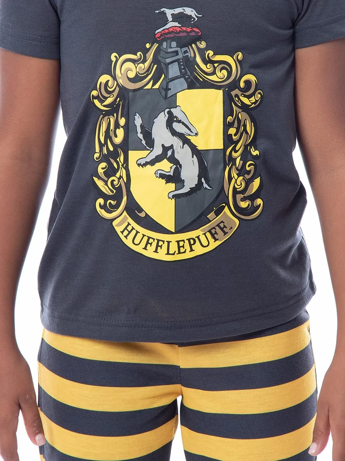 Harry Potter Big Girls' Hogwarts House Crest Jogger Pajama Set-All Houses