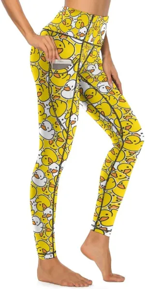 High Waisted Exercise Yoga Pants for Women Running Sports Workout Yoga Leggings with Pockets
