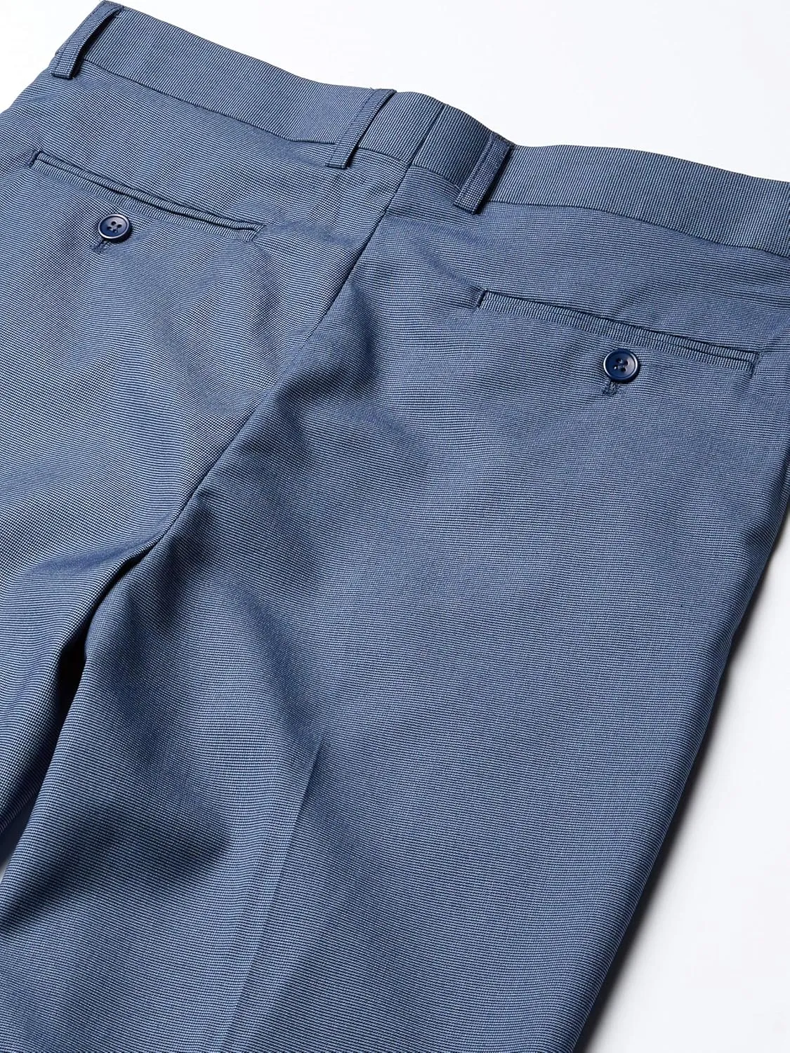 Isaac Mizrahi Boys' Slim Fit Birdseye Texture Dress Pants