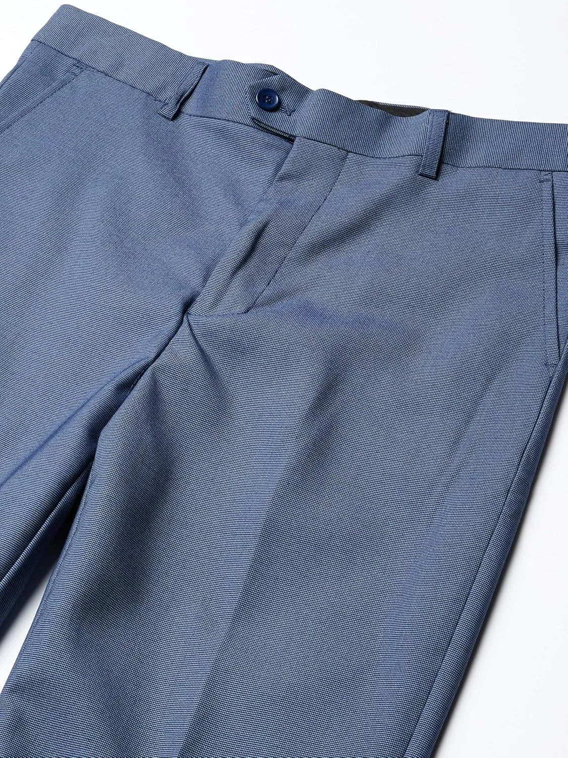 Isaac Mizrahi Boys' Slim Fit Birdseye Texture Dress Pants