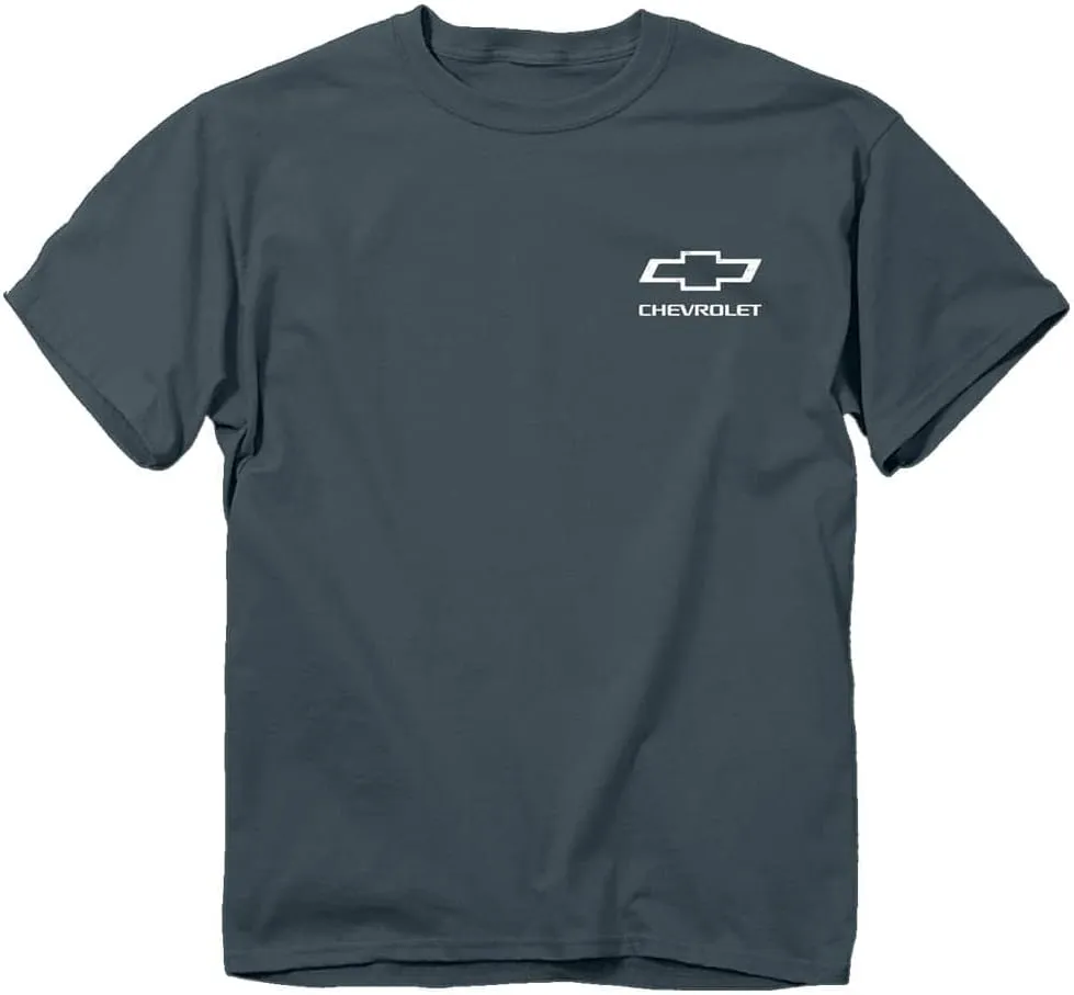 JEDCo Chevrolet Camaro Short Sleeve T-Shirt, Indigo | Chevy Z-28, Classic Car Design | 100% Cotton