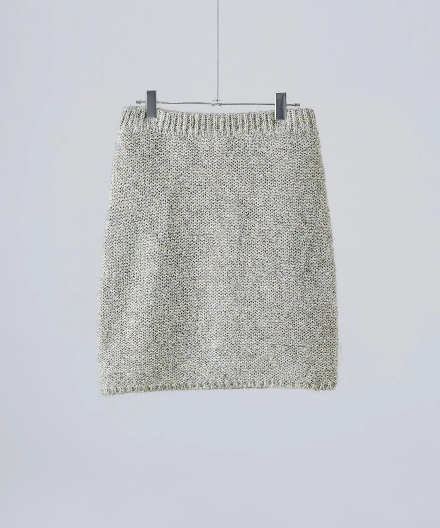 Knit tight mini skirt