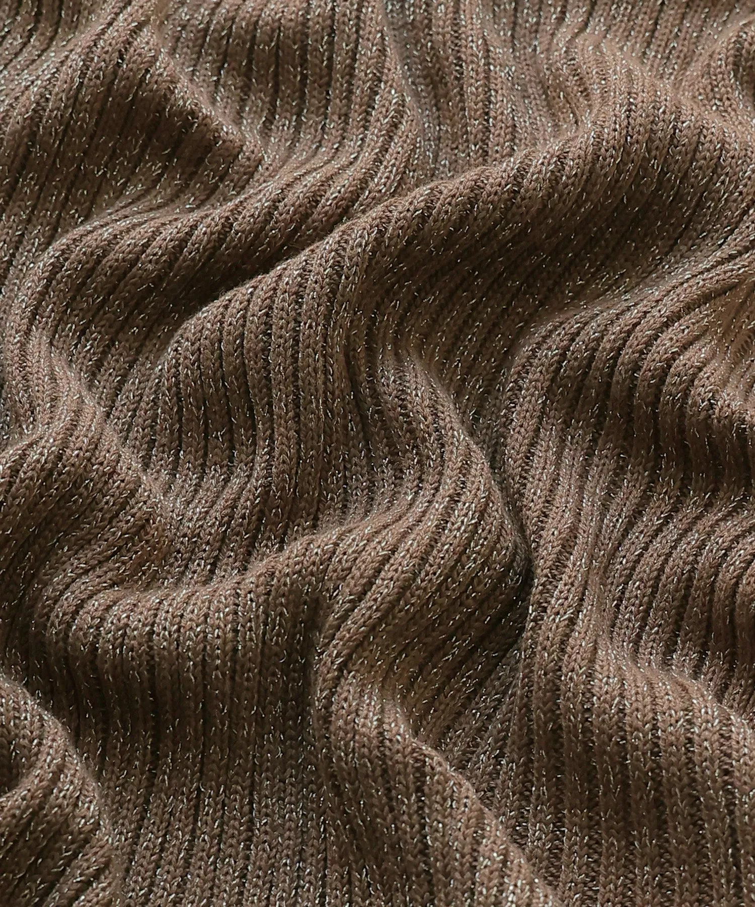 Lame knit tight skirt