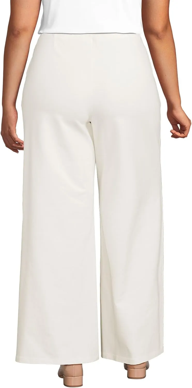 Lands' End Women's Starfish High Rise Palazzo Pants