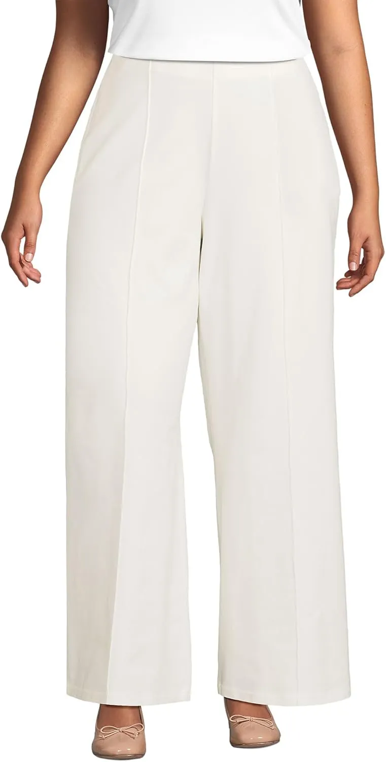 Lands' End Women's Starfish High Rise Palazzo Pants