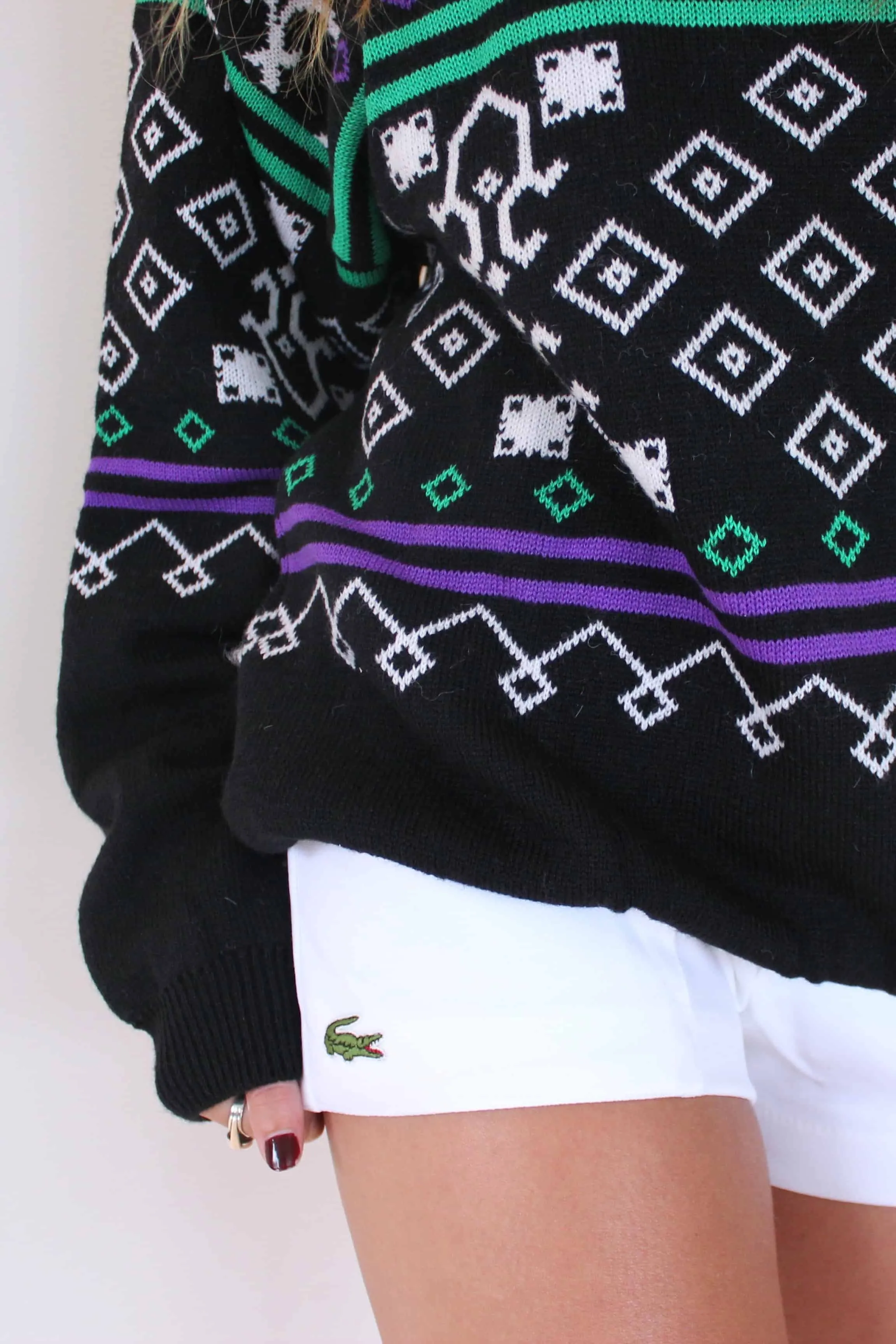 LÖFFLER 90s Mohair Jacquard Sweater