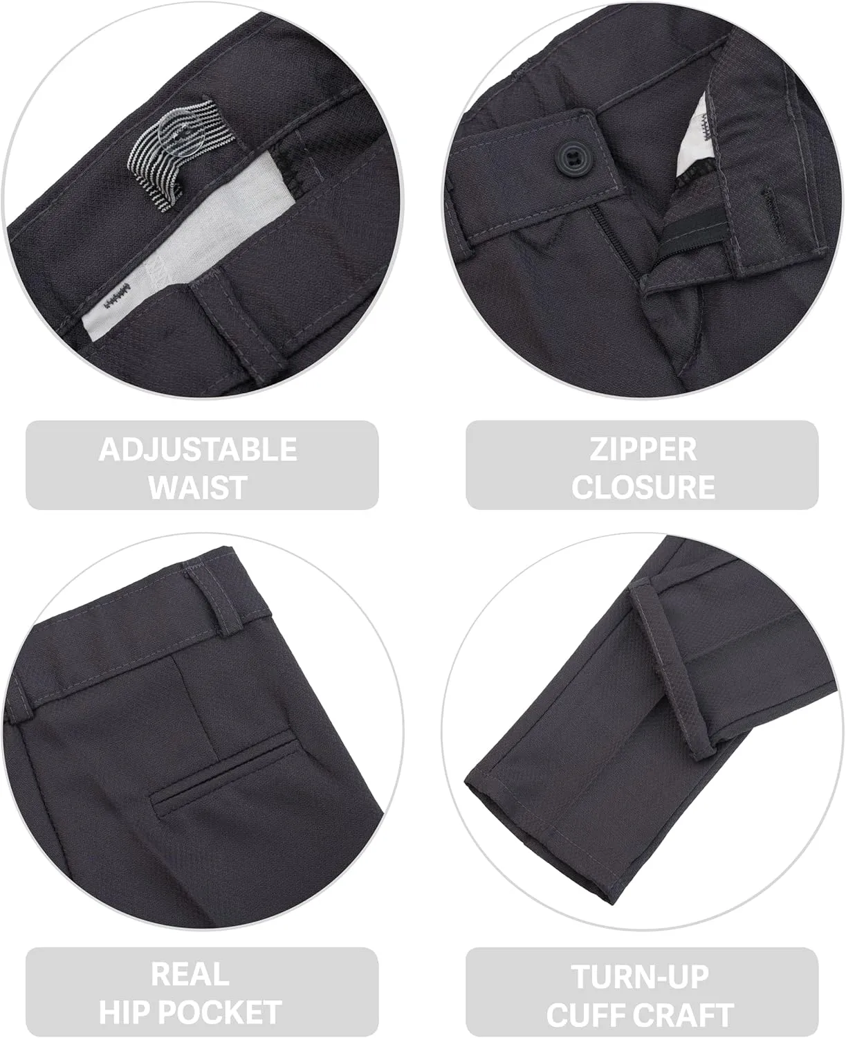 Lilax Toddler & Little Boys Suit Set, Formal Suit Vest, White Dress Shirt, Dress Pants and Bowtie 4 Piece Suit Set