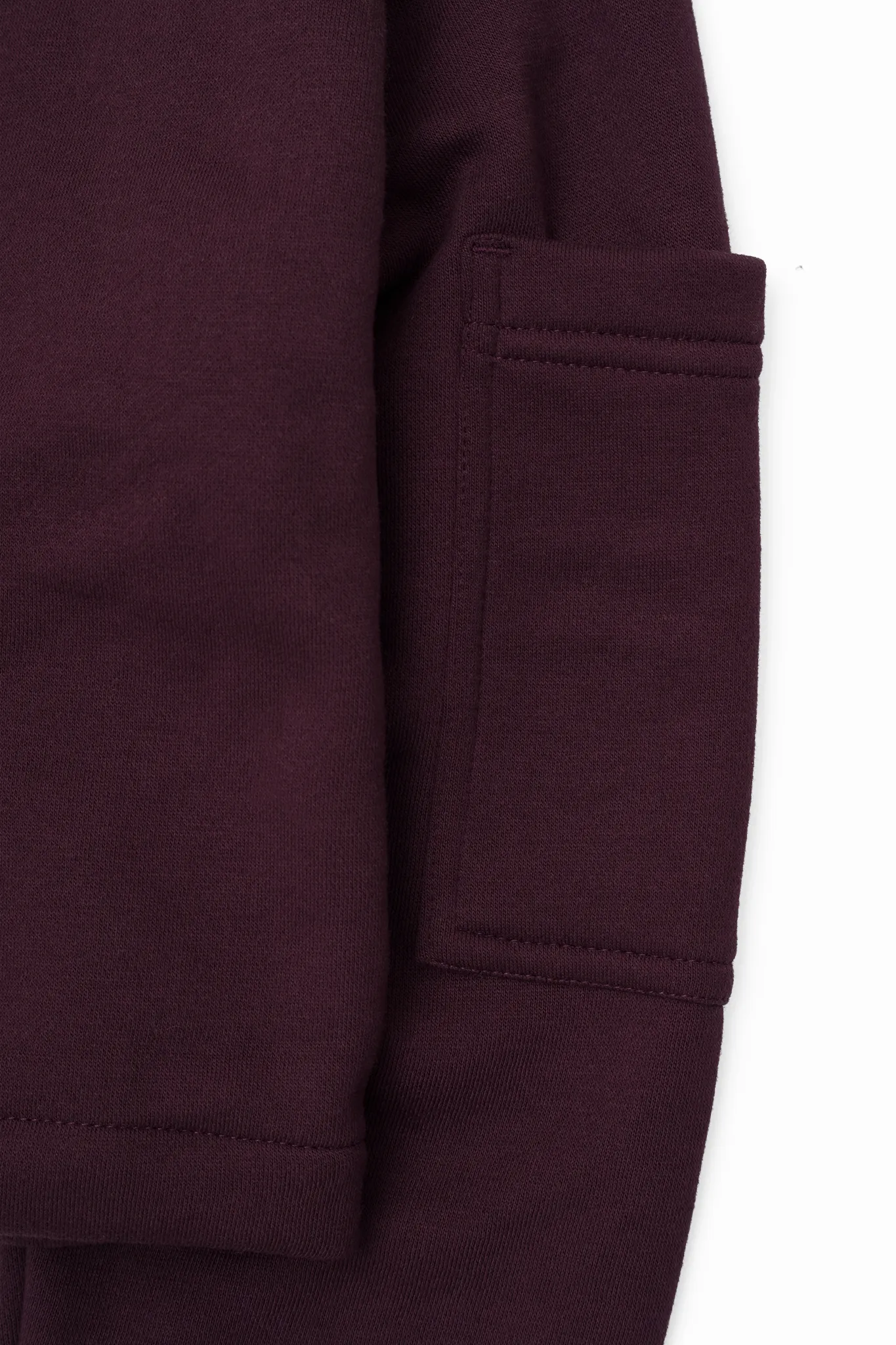 LOUNGE SWEATSHIRT IN WINE