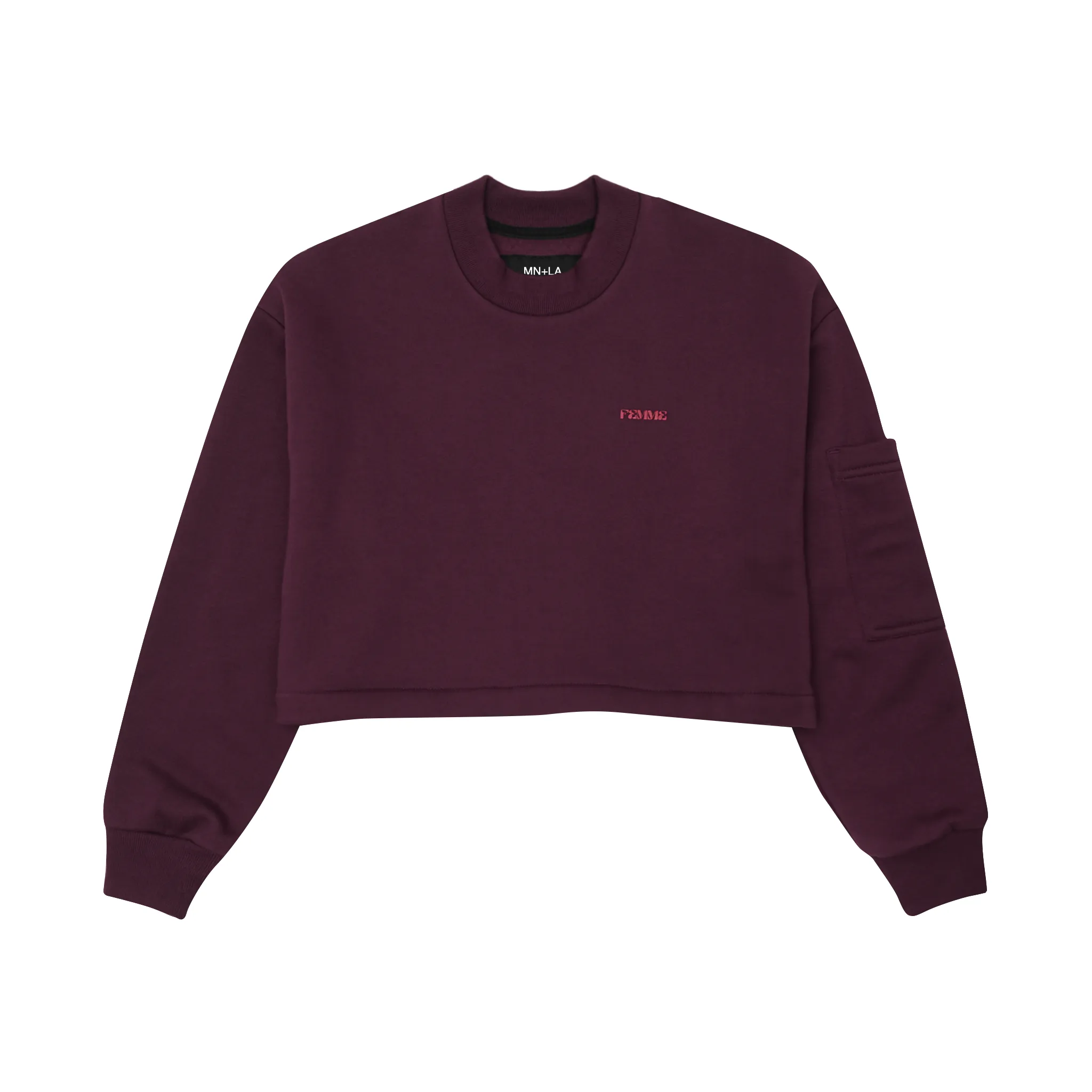 LOUNGE SWEATSHIRT IN WINE