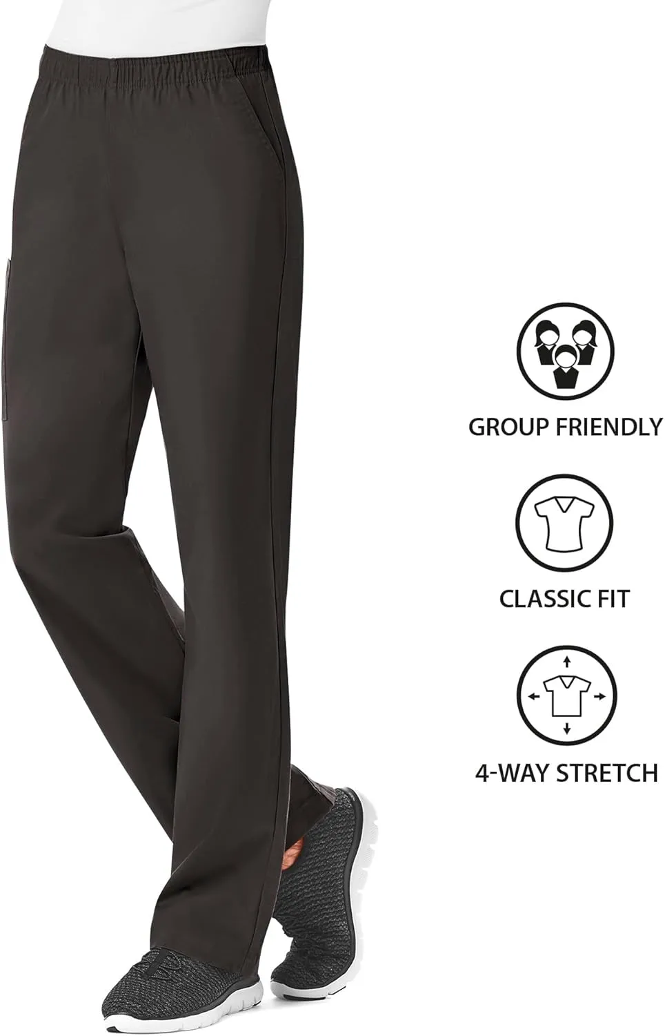 Maevn Women's Core Full Elastic Band Cargo Pants