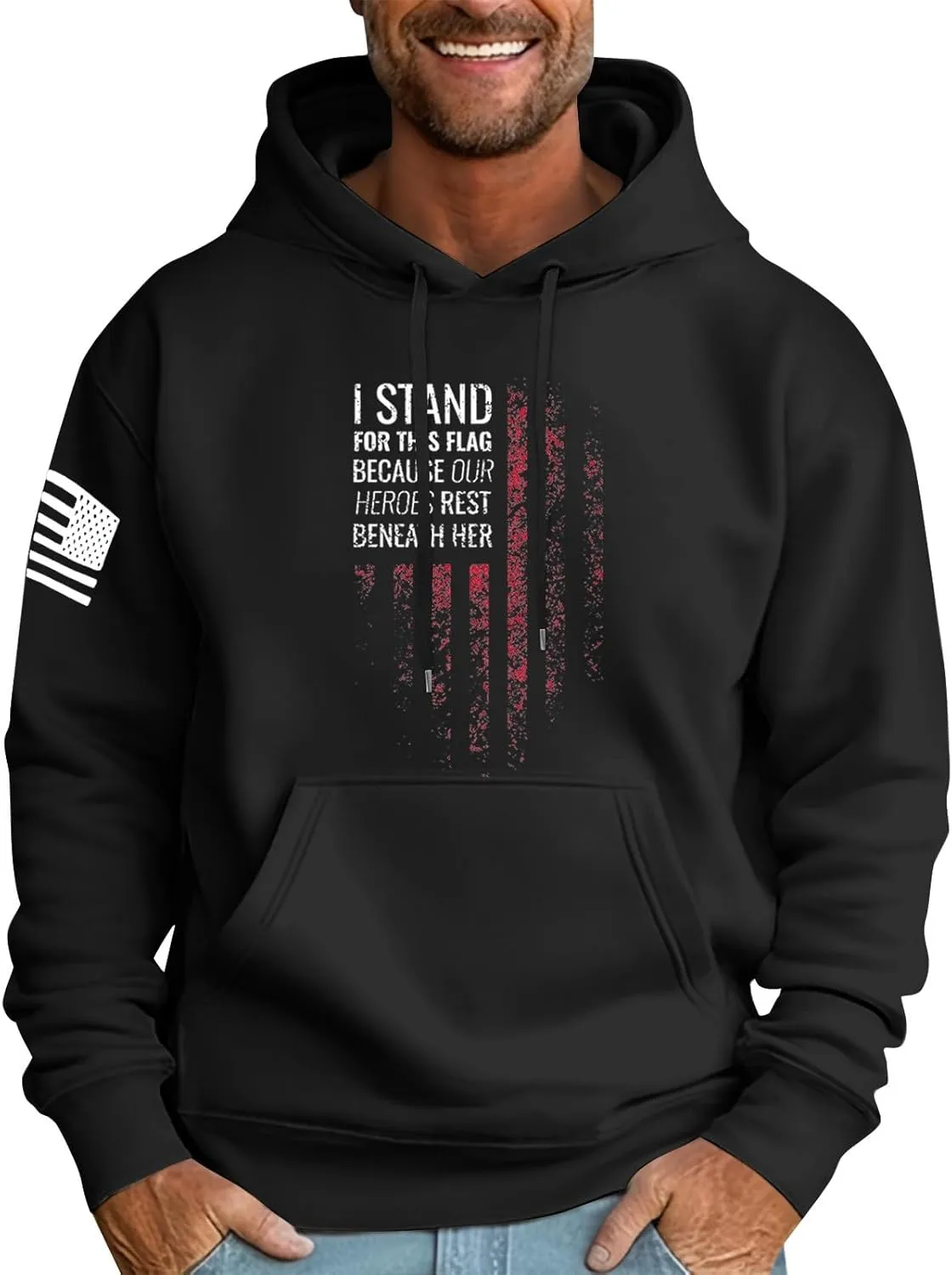 Men Hoodies Causal Loose Sweatshirts Pullover Long Sleeve Hoodie