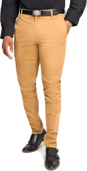 Men's Basic Casual Slim Fit Stretch Chino Pants