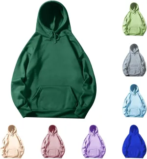 Men's Casual Hooded Sweatshirts Oversized Lightweight Hoodie Sweatshirt Comfy Gym Drawstring Sweatshirts With Pockets