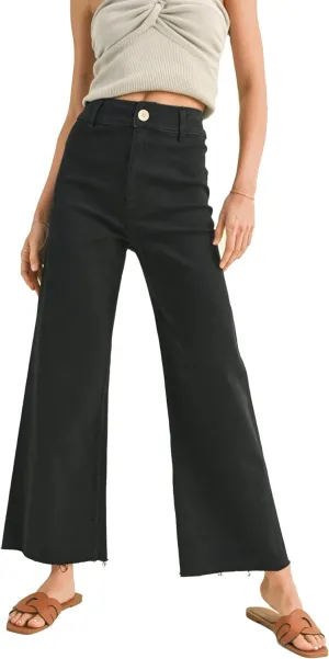 Miou Muse - Straight Wide Leg Denim Pants - MMP623