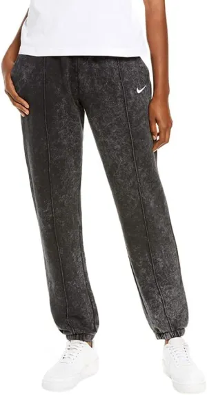 Nike Sportswear Washed Fleece Jogger Womens Active Pants Size M, Color: Black/Black