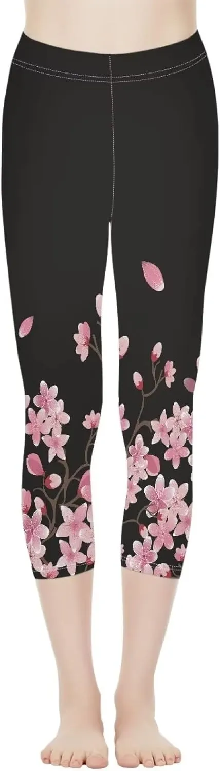 Novlety Yoga Pants for Women Girls High Waist Stretch Workout Running Leggings Tummy Control Seamless Sweatpants