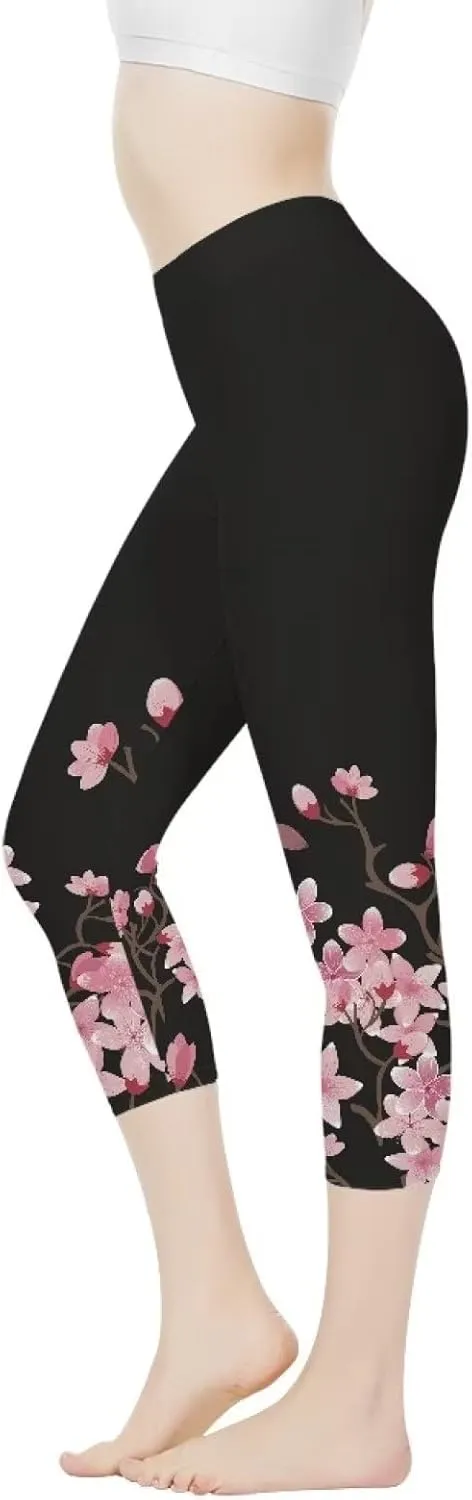 Novlety Yoga Pants for Women Girls High Waist Stretch Workout Running Leggings Tummy Control Seamless Sweatpants