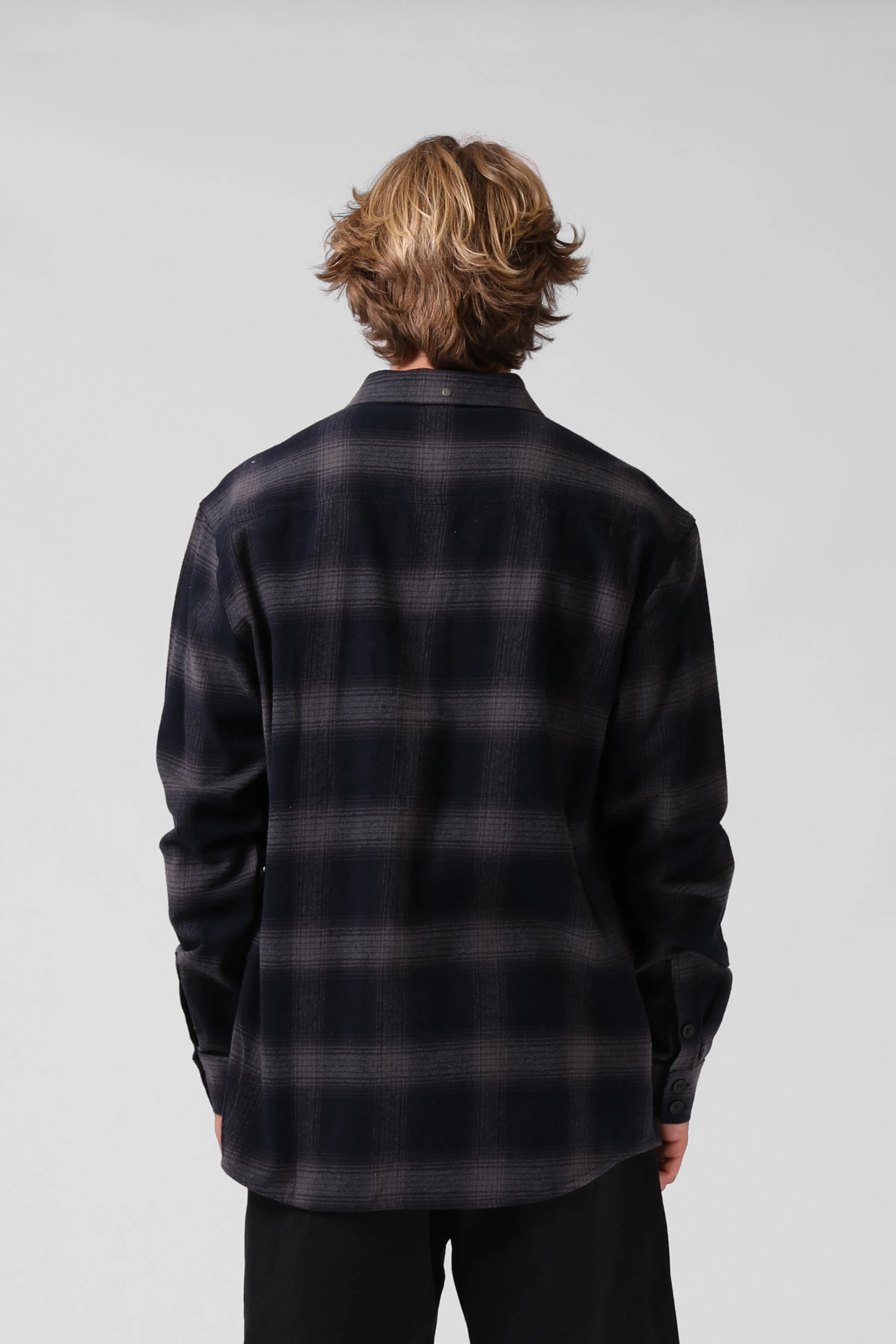 Plaid L/S Shirt - Charcoal Plaid