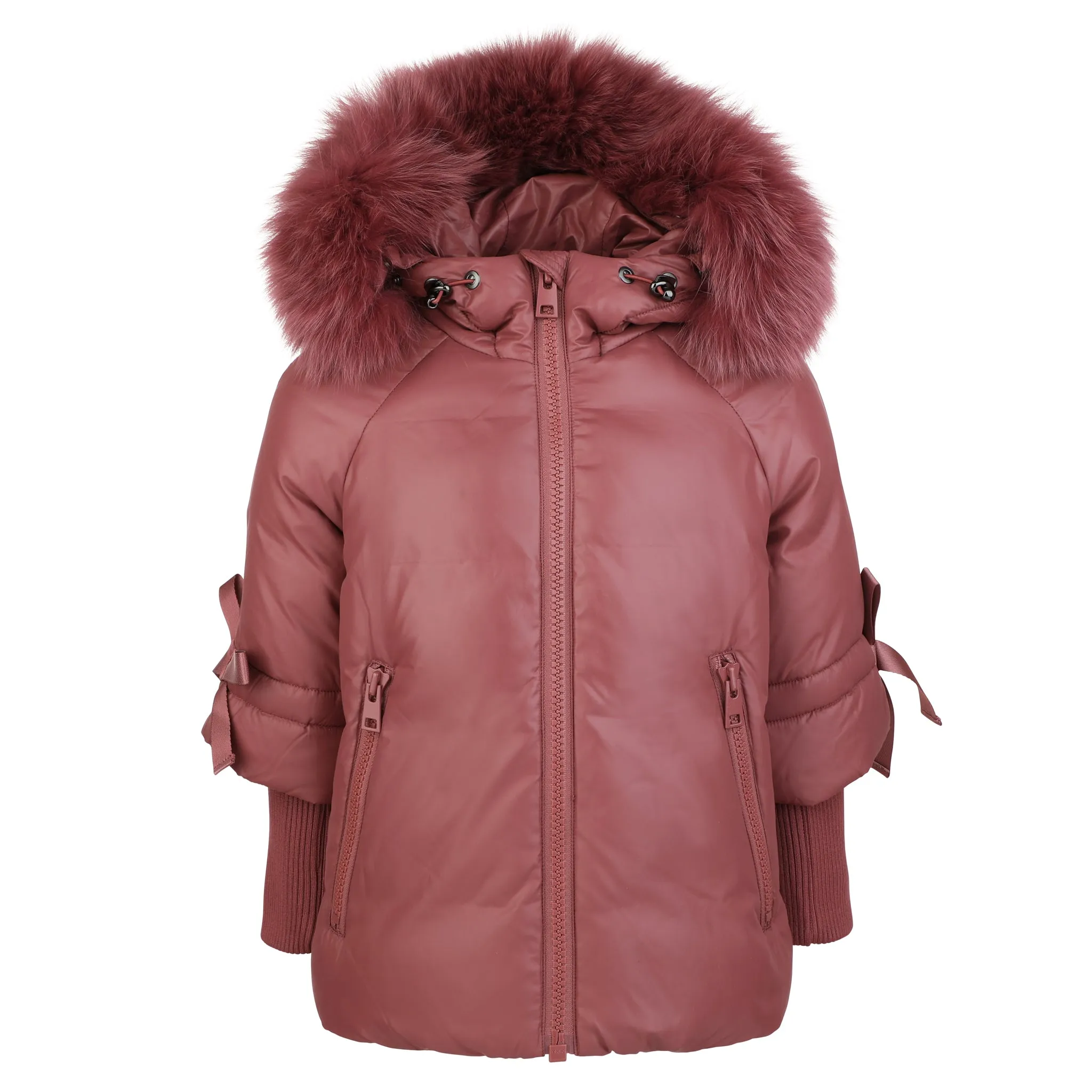 Pramie Medium Girls Rose Coat