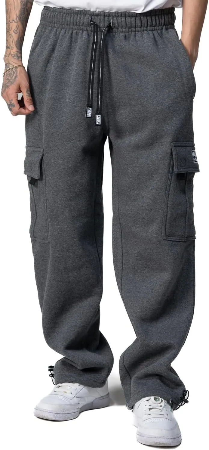 Pro Club Men's Heavyweight Fleece Cargo Pants