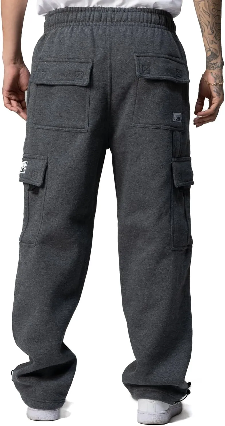 Pro Club Men's Heavyweight Fleece Cargo Pants