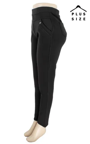 QI505 Plus Size Lady Fleece Lined Jeggings 12pcs Pack